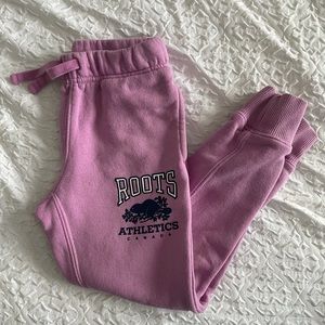Purple roots slim joggers